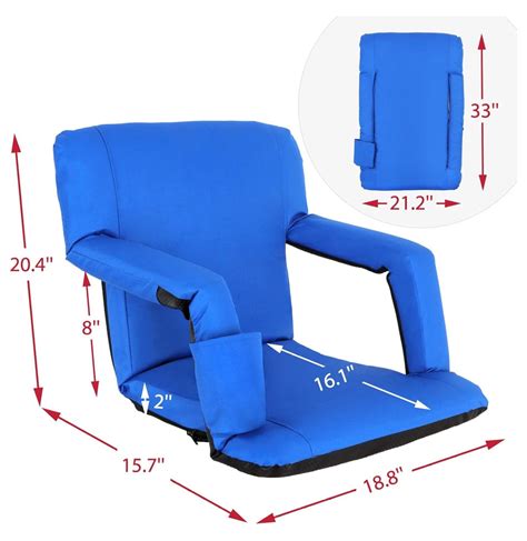 Stadium Seats with Back Support, Stadium Chairs for , Camping, Sports ...