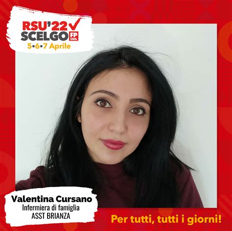 Rsu Mi Candido Con Fp Cgil Valentina Cursano Infermiera Di