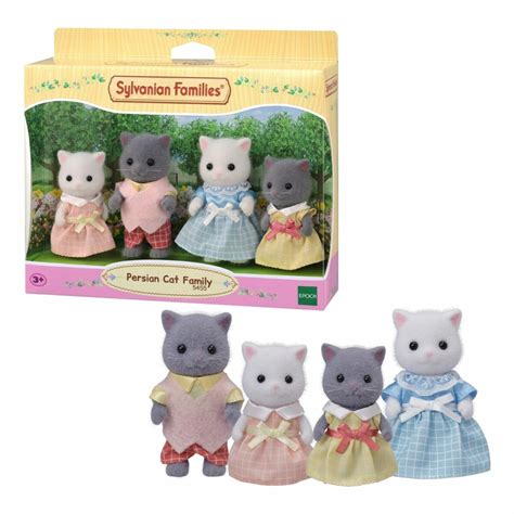 Sylvanian Families Familia Gato Persa Juguete Figuras Ni Os Atrix