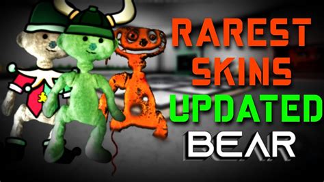 Top 10 Rarest Bear Alpha Skins Updated Roblox Youtube