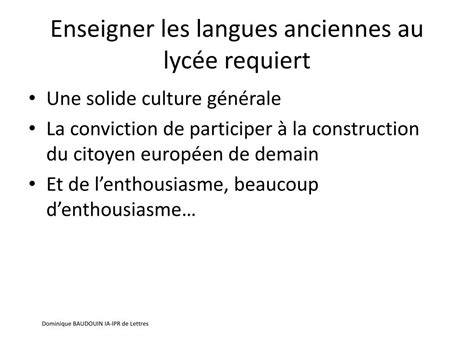 Ppt Les Langues Anciennes Au Lyc E Powerpoint Presentation Free