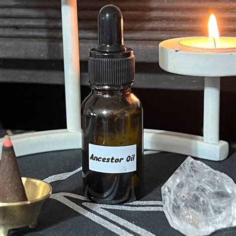 Ancestor Oil Handcrafted Altar Oil Magical Oil Ritual Oil Honoring Ancestors Witchy Anointing