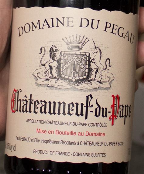 Last Bottle Domaine Du Pegau Chateauneuf Du Pape Cuvee Laurence