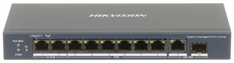 Hikvision Ds 3e0510hp E Switch Poe 8 PortÓw Uplink Sfp Mdh System