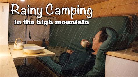 Car Camping In A Thunderstorm K Car Camping Van Life Youtube