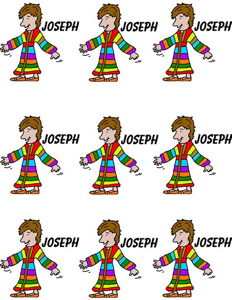 Printable Joseph Coat Of Many Colors Printable Word Searches