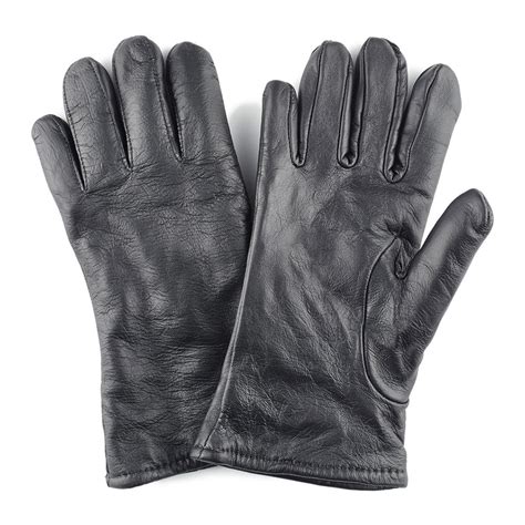 Black Leather Gloves Navy Working Uniform Nwu Iii Military Shop