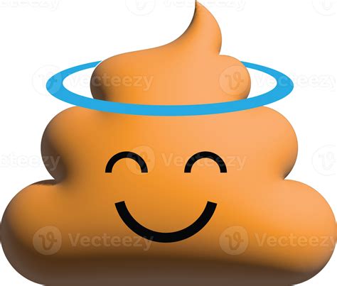 Cute Poop 3d Emoticons 8850380 Png