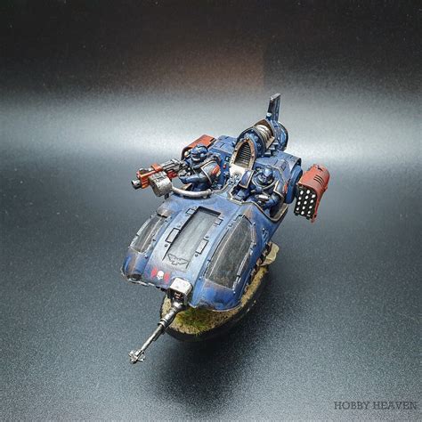 Warhammer 40k Night Lords Legion Javelin Land Speeder 2 Painted Fw