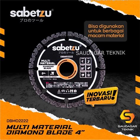 Jual Mata Gerinda Multifungsi Multi Wheel Diamond Blade Turbo Sabetzu 4