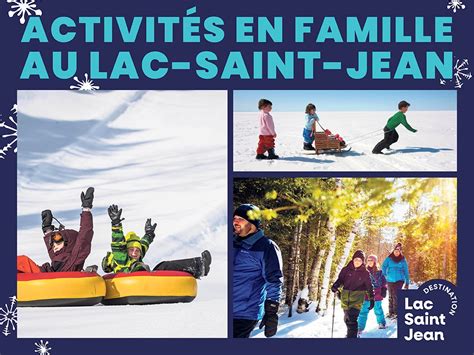 Activit S En Famille Au Lac Saint Jean