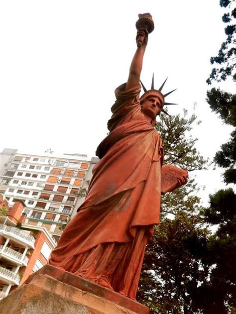 Buenos Aires Argentina The Statue Of Liberty From Barrancas De