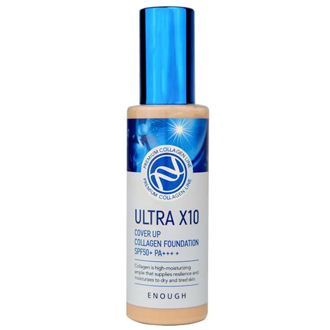 Тональный крем Enough Ultra X10 Cover Up Collagen Foundation SPF50+ PA ...