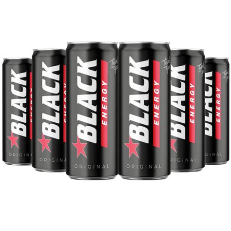 Black Energy Gazowany napój energetyzujący 250 ml x 6 sztuk eMaja24