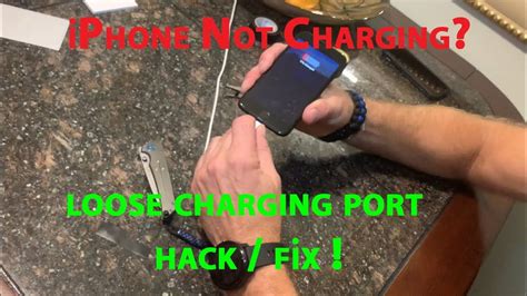 Quick DIY IPhone Charger Port FIX Not Charging Loose Connection 6