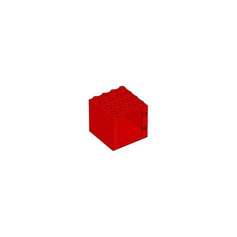 Duplo Red Window Frame 4 X 4 X 3 11345 18857 Brick Owl Lego