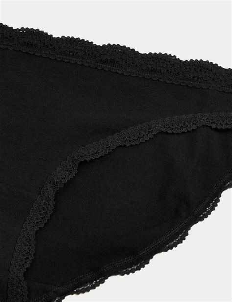 Pk Cotton Rich Bikini Knickers M S Collection M S