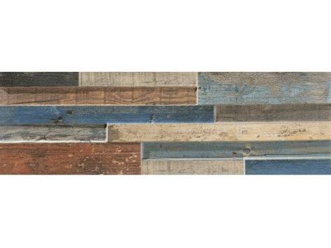 Wood Facing Effect Wall Tiles Tikal Coleur 17 X 52 Cm BESTILE