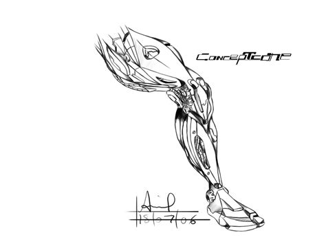 bionic leg by conceptcore on DeviantArt