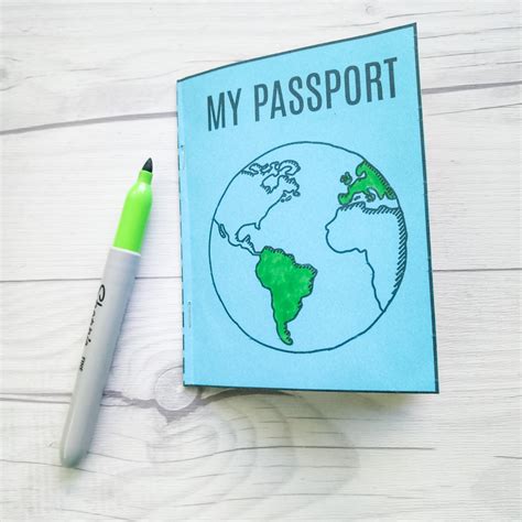 Diy Mini Passport Book Free Printable Make And Takes