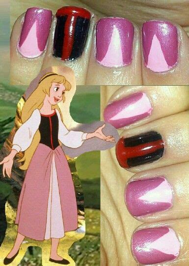 Eilonwy From The Black Cauldron Inspired Nails Disney Nails Nails