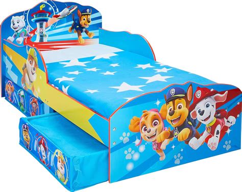 Paw Patrol La Pat Patrouille Lit Pour Enfants Avec Espace De