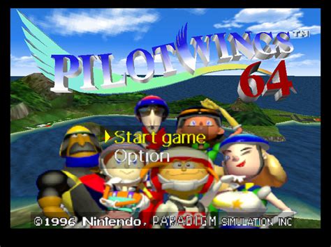 Pilotwings 64 Download Gamefabrique