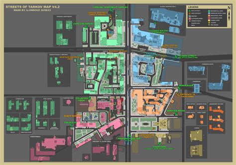 Escape From Tarkov Learn The Streets Of Tarkov Map In 2024 Slyther