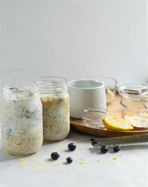 Lemon Blueberry Overnight Oats Bucket List Tummy