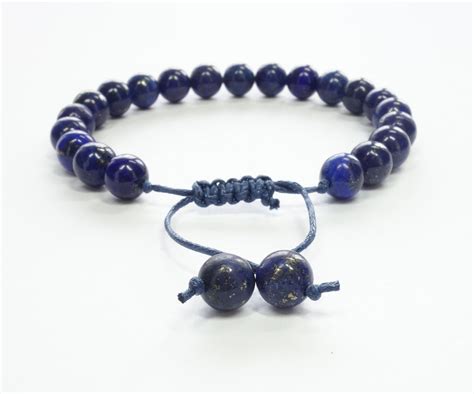 Lapis Lazuli Bracelet Mens Bracelet Bracelet For Women Etsy