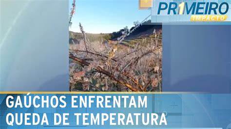 Onda De Frio Atinge Rio Grande Do Sul Temperaturas Abaixo De C