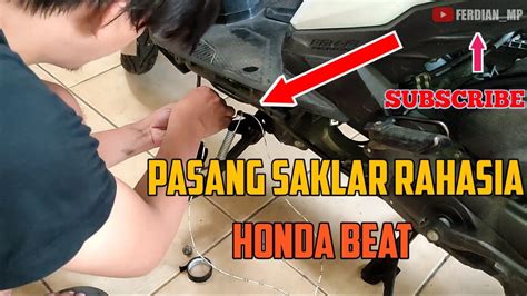 Tutorial Pasang Saklar Rahasia Di Motor Honda Beat YouTube