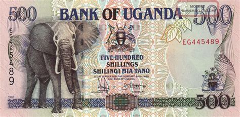 Uganda Shillings Elephant Building P B