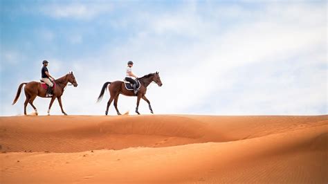 Desert Horse Riding At Al Wadi Desert Youtube