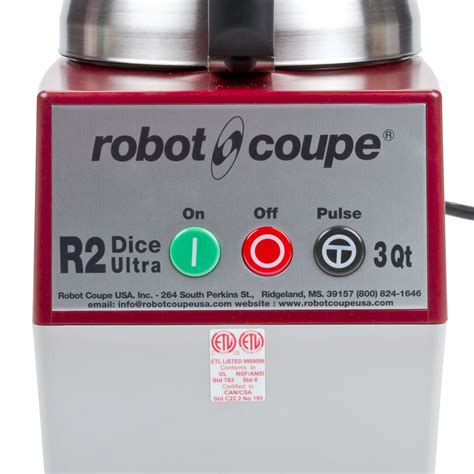 Robot Coupe R Dice Ultra Combination Continuous Feed Food Processor