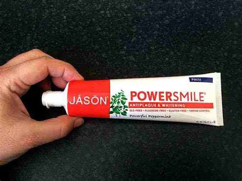 Natural Toothpaste Without Fluoride: JĀSÖN® Powersmile All-Natural ...