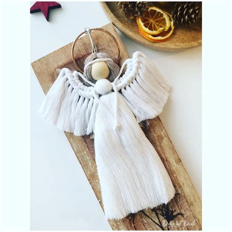 Macramé angel Weihnachtsengel Weihnachten Makramee