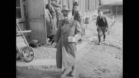 1945 German Officers At A POW Camp Are Stock Video Pond5