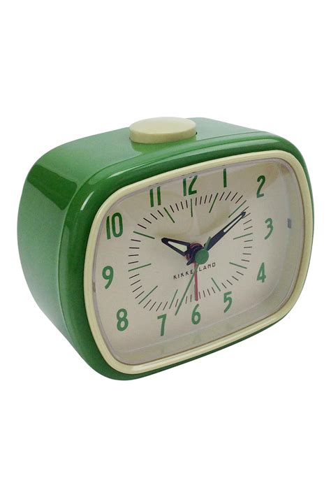 Retro Alarm Clock In Green Go Home Unusual Decor And Ts