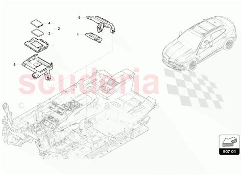 DIAGNOSIS INTERFACE FOR DATA BUS GATEWAY Parts For Lamborghini Urus