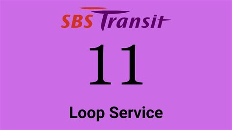 SBS Transit Trunk Service 11 Hyperlapse SMB8037C YouTube