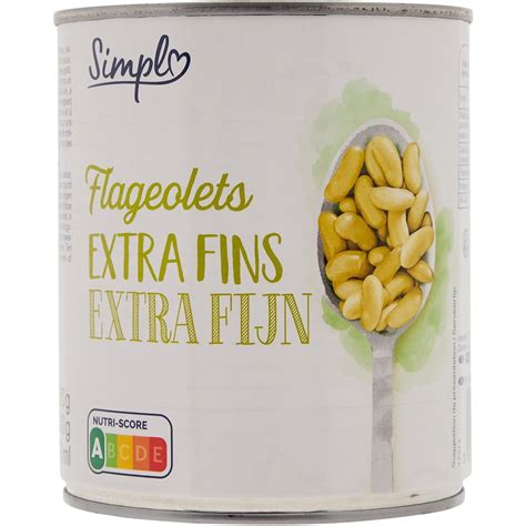 Flageolets Extra Fins Simpl La Boite De G Net Goutt Prix Carrefour