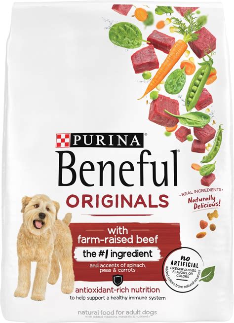 Purina Beneful Originals With Real Beef Dry Dog Food 35 Lb Bag