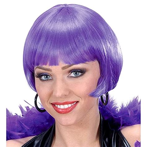 Valentina Purple Wig Mad World Fancy Dress