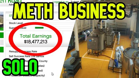 Gta 5 Meth Business Solo Guide Meth Lab Selling Full Stock Solo YouTube