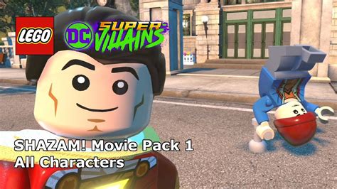 Shazam Movie Pack Dlc Characters Lego Dc Super Villains Youtube