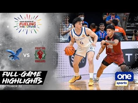 Ateneo Vs Up Round Highlights Uaap Season Men S Basketball