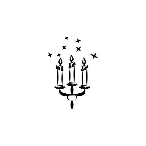 Wedding Candles Sketch Vector Icon 22339534 Vector Art At Vecteezy