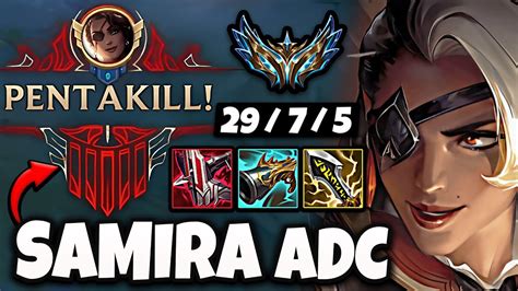 Samira Vs Varus Adc Pentakill Korea Challenger Patch 148 Youtube