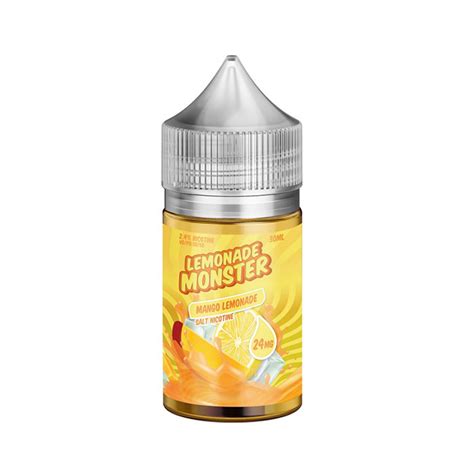 Lemonade Monster Tfn Salt Mango Lemonade Budget Vapors